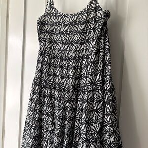Vineyard Vines Black & White Patterned Sundress